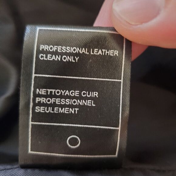 Cupcakes & Cashmere 100% Leather Shirley Moto Jacket size Small in Black - Picture 15 of 15